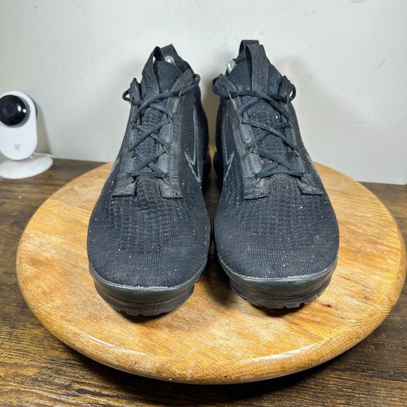 Nike Air VaporMax Flyknit 2021 Men\'s Size 11.5 Black Anthracite Shoes DH4084-001 main image 10